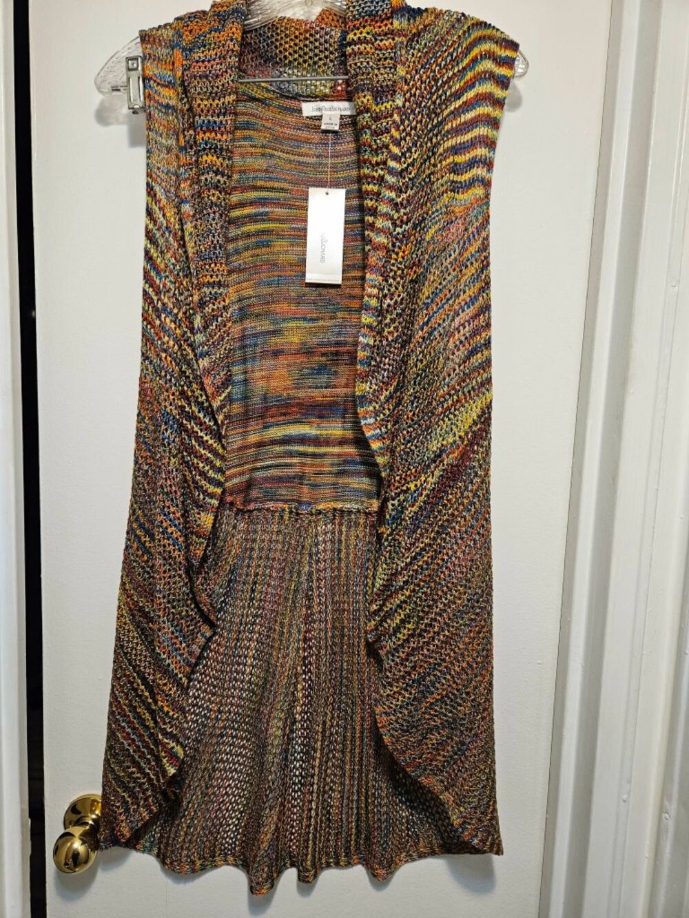 Knit Vest Sz L By John Paul Richard